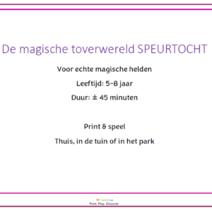 Speurtocht de Magische Toverwereld