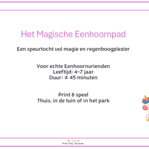 Het magische eenhoornpad