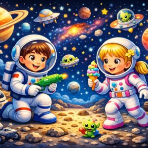 Knijpkaarten Thema Astronauten en Planeten 3 tot 5 jaar